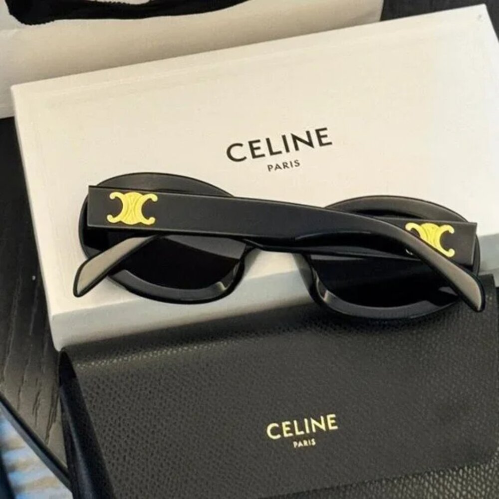 Celine Triomphe Oval Sunglasses - Picture 4 of 6